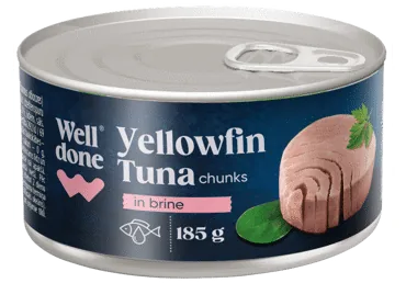 DZELTENSPURU TUNZIVS GABALIŅI DABĪGĀ SĀLĪJUMĀ WELL DONE 185G