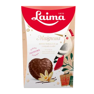 ZEFĪRS ŠOKOLĀDĒ LAIMA MAIGUMS SIRDS FORMAS 135G ZSV25