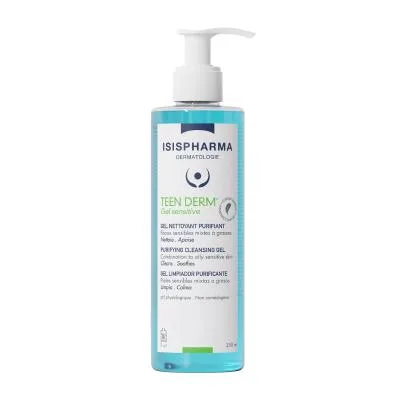 Isispharma Teen Derm Gel sensitive attīrošs gels 250 ml