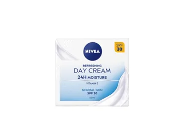SEJAS KRĒMS NIVEA REFRESHING SPF30 MITRINOŠS, DIENAS, NORMĀLAI ĀDAI 50ML