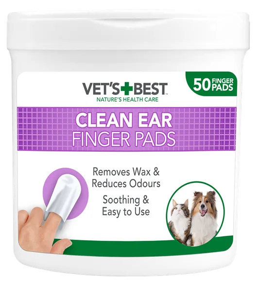 Салфетки для чистки ушей Vet's+Best, 50 шт.