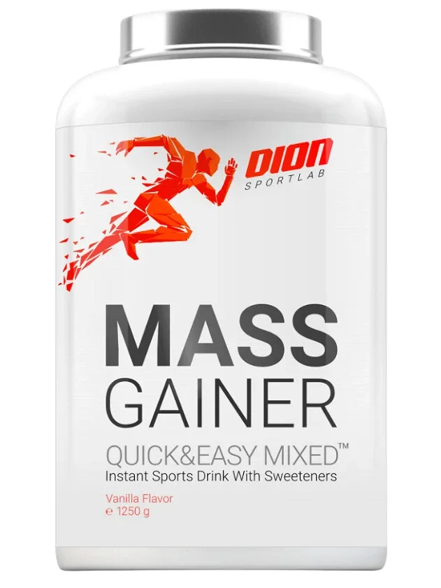 Dion Sportlab Mass Gainer ar vaniļas garšu, 1250 g