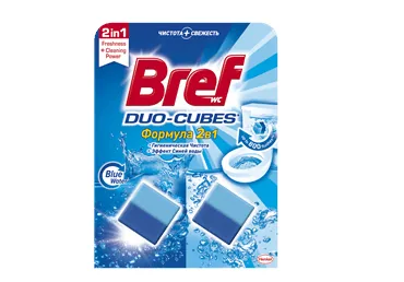TUALETES BLOKS SKALOŠANAS TVERTNEI BREF 2X50G