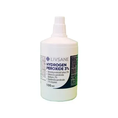 Livsane ūdeņraža peroksīds 3% šķīdums 100 ml