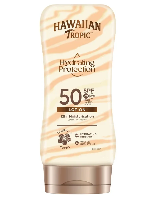 Hawaiian Tropic sauļošanās emulsija hydrating protection SPF50, 180 ml