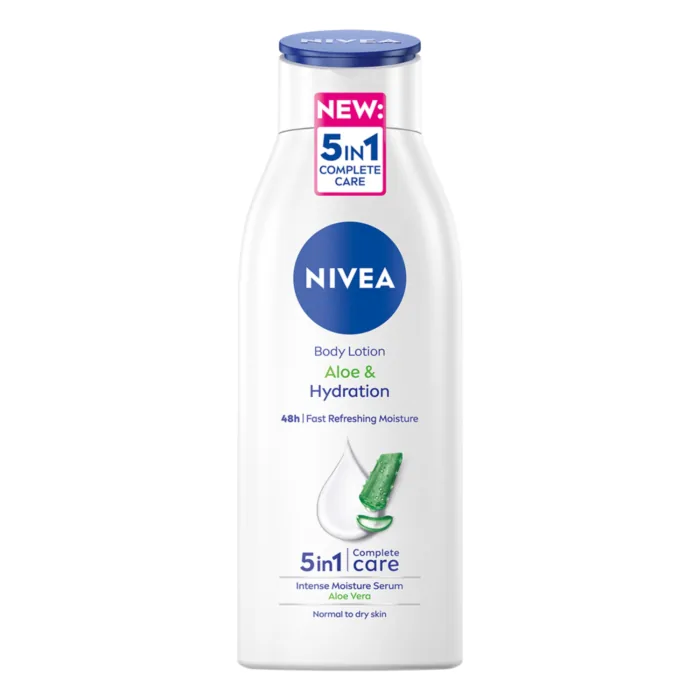 ĶERMEŅA LOSJONS NIVEA ALOE & HYDRATION 400ML