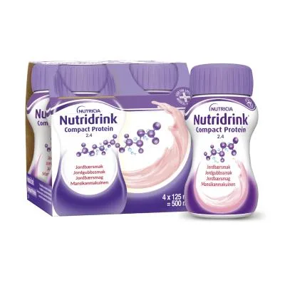 Nutridrink Compact Protein ar zemeņu garšu 125 ml N4