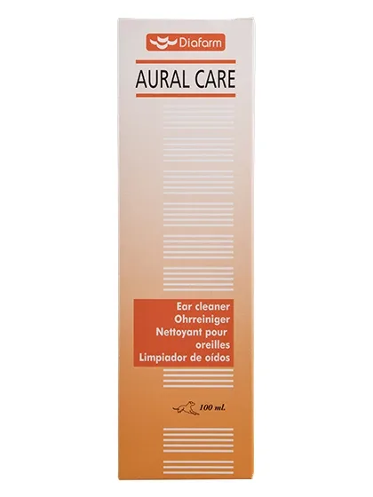 Diafarm Aural Care līdzeklis ausu tīrīšanai suņiem, 100 ml