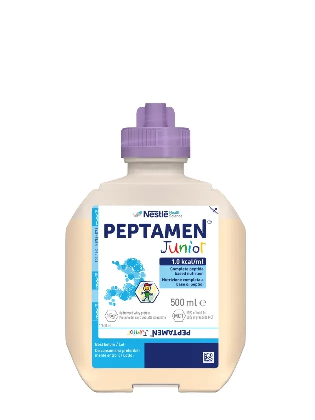 Nestle Peptamen Junior Neutral pārtika medicīniskiem nolūkiem, 500 ml