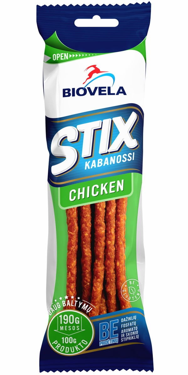 KARSTI KŪPINĀTA VISTAS GAĻA NŪJIŅAS BIOVELA KABANOS, 100G