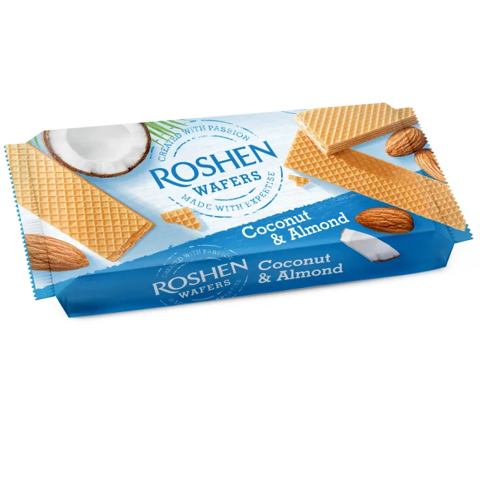 VAFELES ROSHEN AR KOKOSRIEKSTU UN MANDEĻU PILDĪJUMU 216G