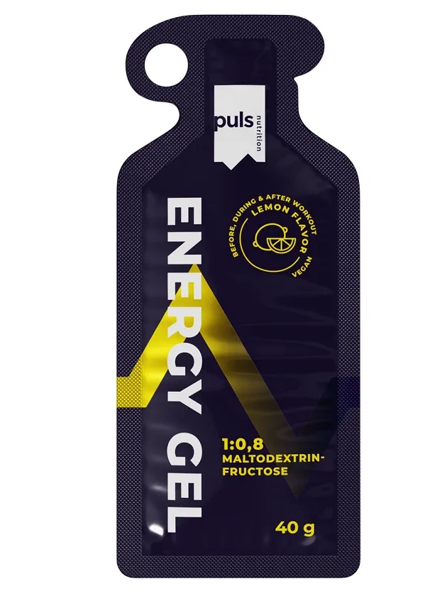 Puls Nutrition Lemon enerģijas želeja, 40 g