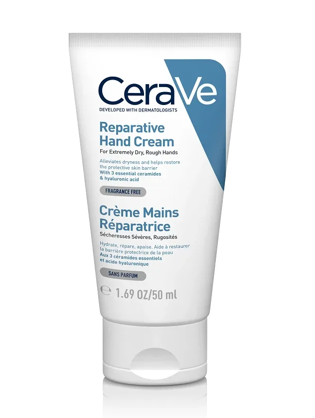 Cerave atjaunojošs krēms ar keramīdiem ļoti sausas roku ādas kopšanai, 50 ml