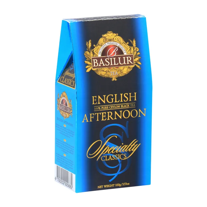 MELNĀ TĒJA BASILUR SPECIALTY CLASSICS ENGLISH AFTERNOON 100G