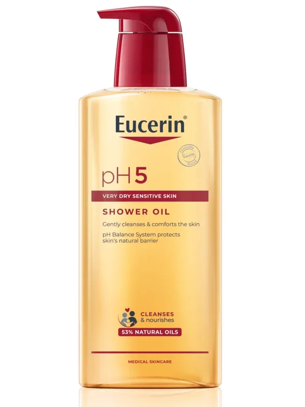 Eucerin PH5 dušas eļļa jutīgai ādai, 400 ml