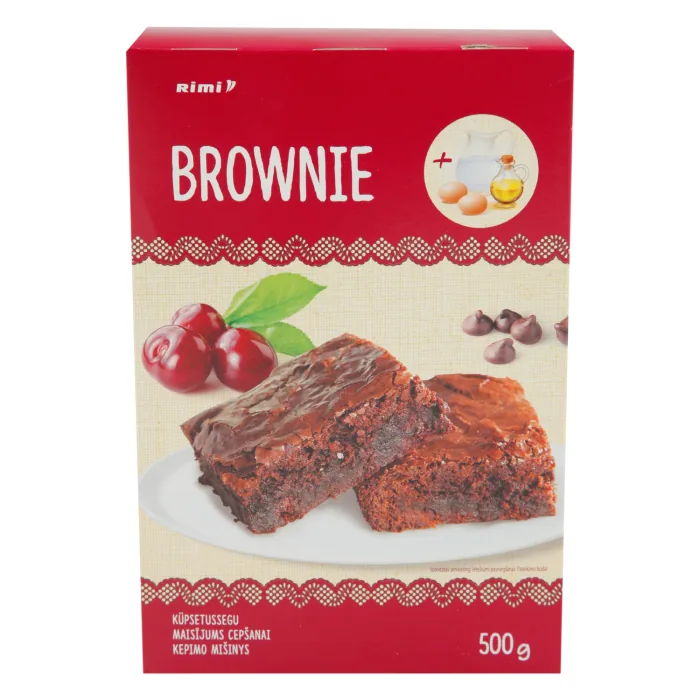 MILTU MAISĪJUMS RIMI BROWNIE KŪKA 500G