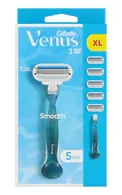 GILLETTE VENUS SMOOTH SKUVEKLIS AR 5 MAINĀMĀM KASETNĒM
