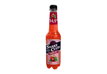 Алкогольный коктейль Shake Club клюква-яблоко, 14,5%, 0,5 л