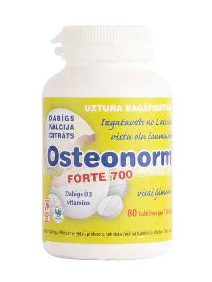 Osteonorm Forte 700 mg, 80 tabletes