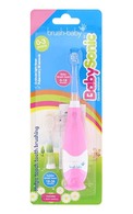 BRUSH-BABY BABYSONIC ELEKTRISKĀ ZOBU BIRSTE 0-3 GADUS VECIEM BĒRNIEM (ROZĀ KRĀSA)