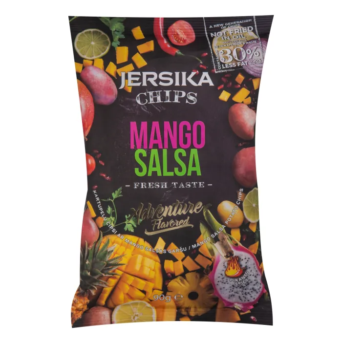 ČIPSI JERSIKA'S AR MANGO SALSU 90G