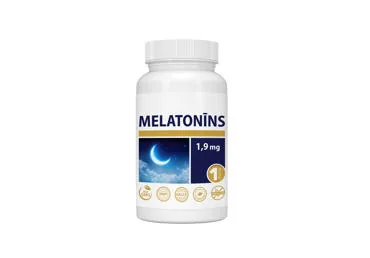 UZTURA BAGĀTINĀTĀJS MELATONĪNS 1,9MG 30GAB.