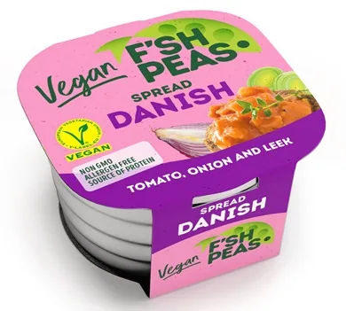 VEGĀNIE ZIRŅU PROTEĪNA GABALIŅI VIDUSJŪRAS MĒRCĒ 125G, F`SH PEAS