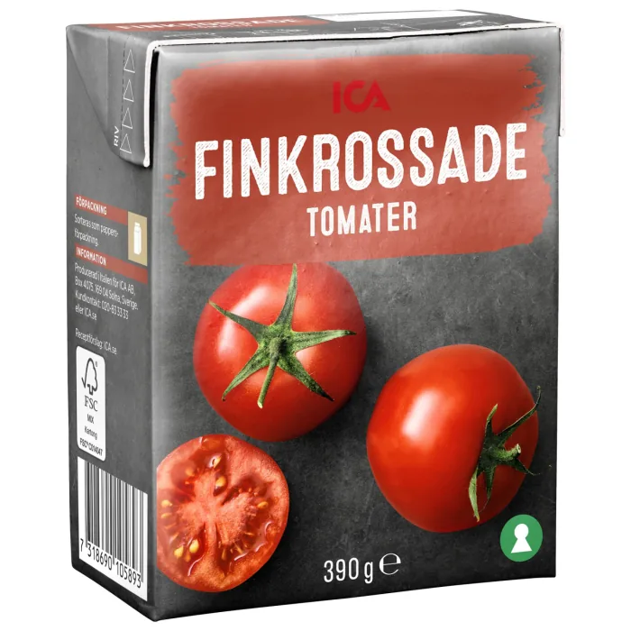 TOMĀTI ICA SMALKI SMALCINĀTI 390G
