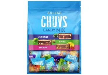 GLAZĒTAS VAFEĻU KONFEKTES CHUVS MIX 320G