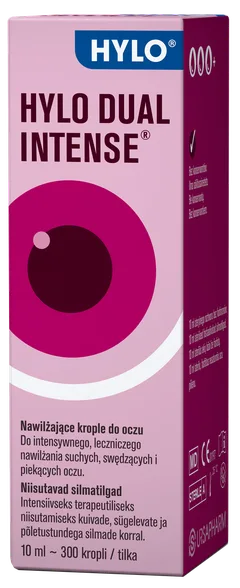 Hylo Dual Intense acu pilieni, 10 ml