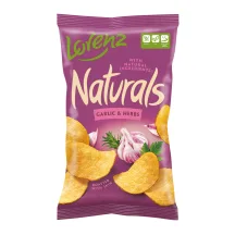 ČIPSI LORENZ NATURALS AR ĶIPLOKIEM UN ZAĻUMIEM 100G