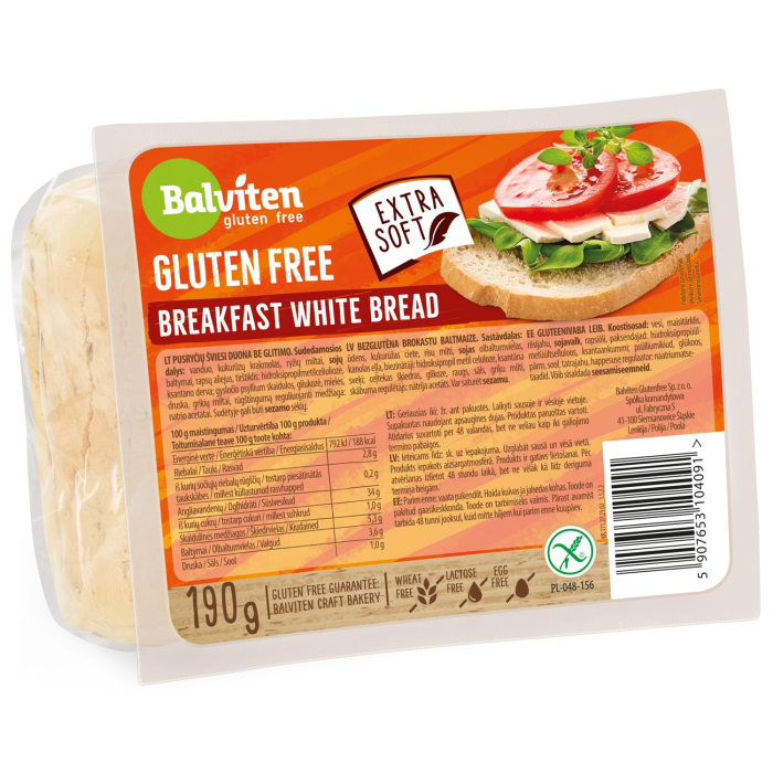 MAIZE BALVITEN GAIŠĀ BEZ GLUTĒNA 190G