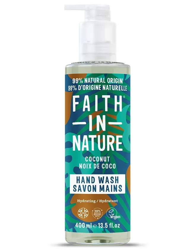 Faith In Nature šķidrās roku ziepes coconut, 400 ml