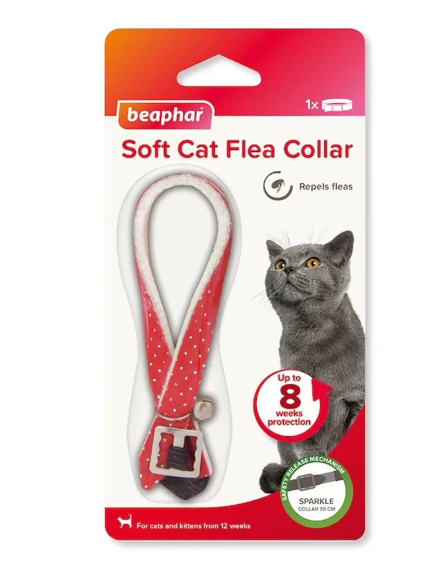 Beaphar Soft Collars Cats sparkle pretblusu kaklasiksna kaķiem