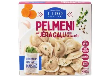 PELMEŅI AR JĒRA GAĻU LIDO 360G