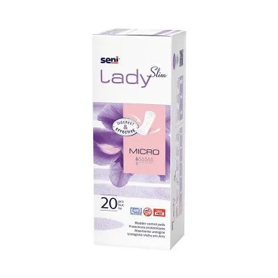Seni Lady Slim Micro uroloģiskie ieliktņi sievietēm N20
