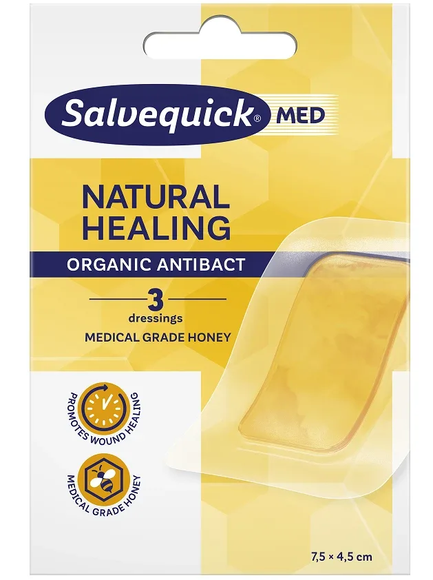 Salvequick Natural Healing plāksteri, 3 gb.