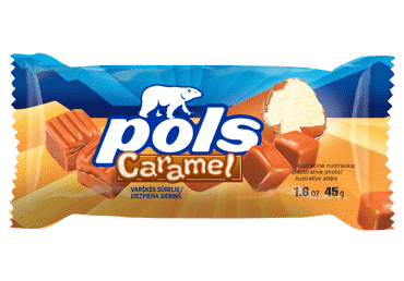 BIEZPIENA SIERIŅŠ POLS KARAMEĻU 45G
