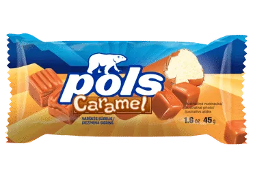 BIEZPIENA SIERIŅŠ POLS KARAMEĻU 45G