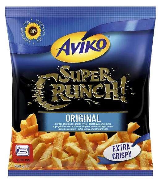 SALDĒTI FRĪ KARTUPEĻI SUPER CRUNCH OVEN AVIKO 750G