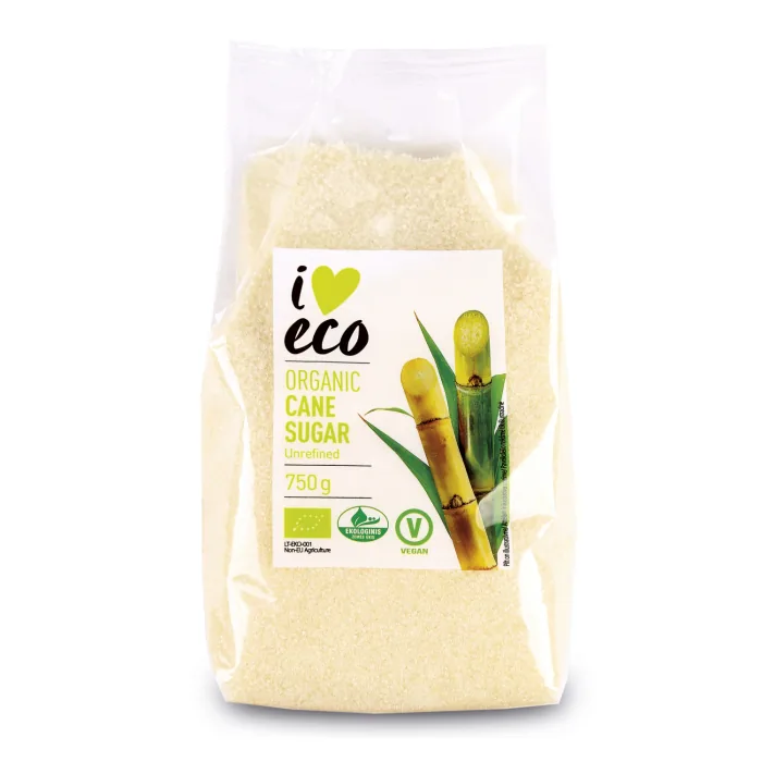 Органический тростниковый сахар I Love Eco, 750 г