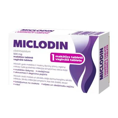 Miclodin 500 mg vaginālā tablete N1
