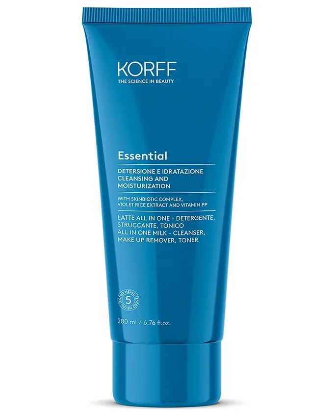 Korff Essential universāls pieniņš sejas ādas attīrīšanai un tonizēšanai, 200 ml