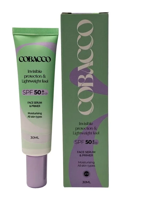 Cobacco SPF50, saules aizsargserums -grima bāze, 30 ml