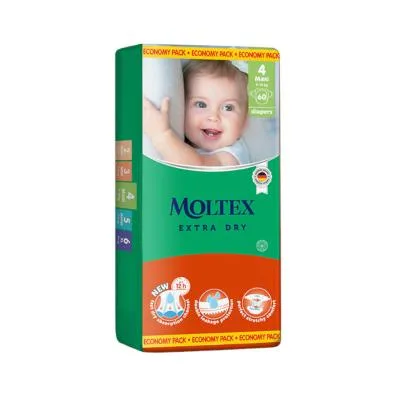 Moltex Extra Dry autiņbiksītes 4 maxi N60