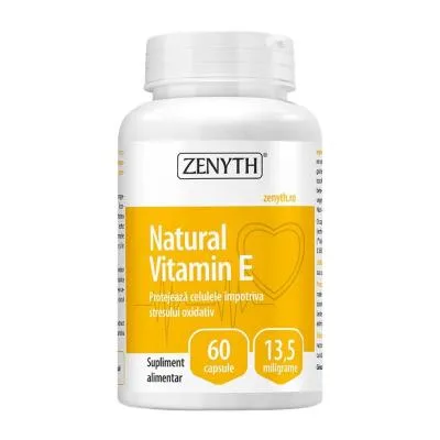 Zenyth Natural Vitamin E kapsulas N60