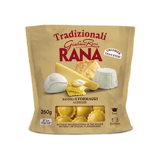 PASTA RANA SVAIGĀ RAVIOLI AR 4 SIERIEM 250G