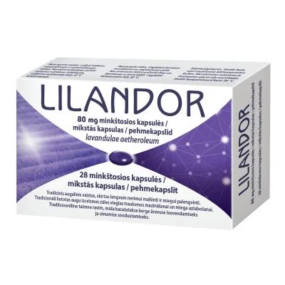 Lilandor 80 mg mīkstās kapsulas N28