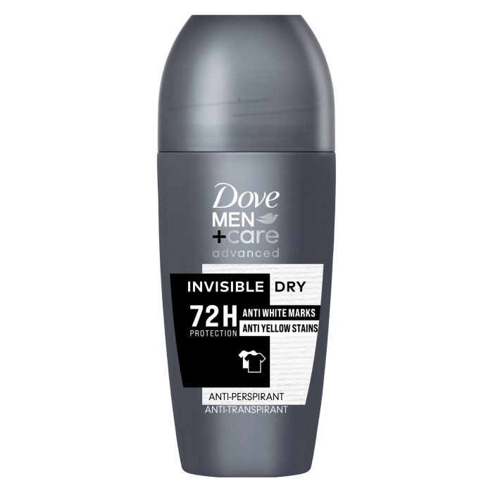 DEZODORANTS DOVE MEN INVISIBLE DRY RULLĪTIS 50ML
