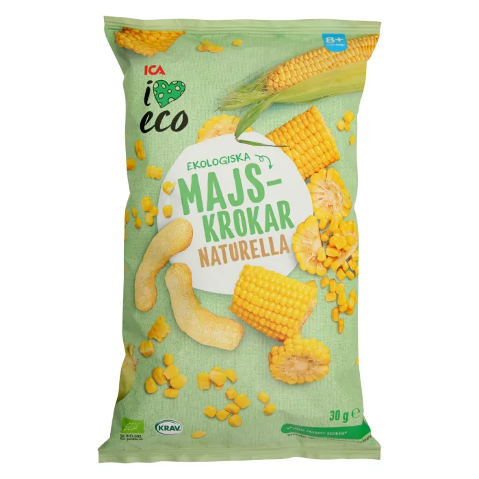 EKOLOĢISKA KUKURŪZA I LOVE ECO 30G